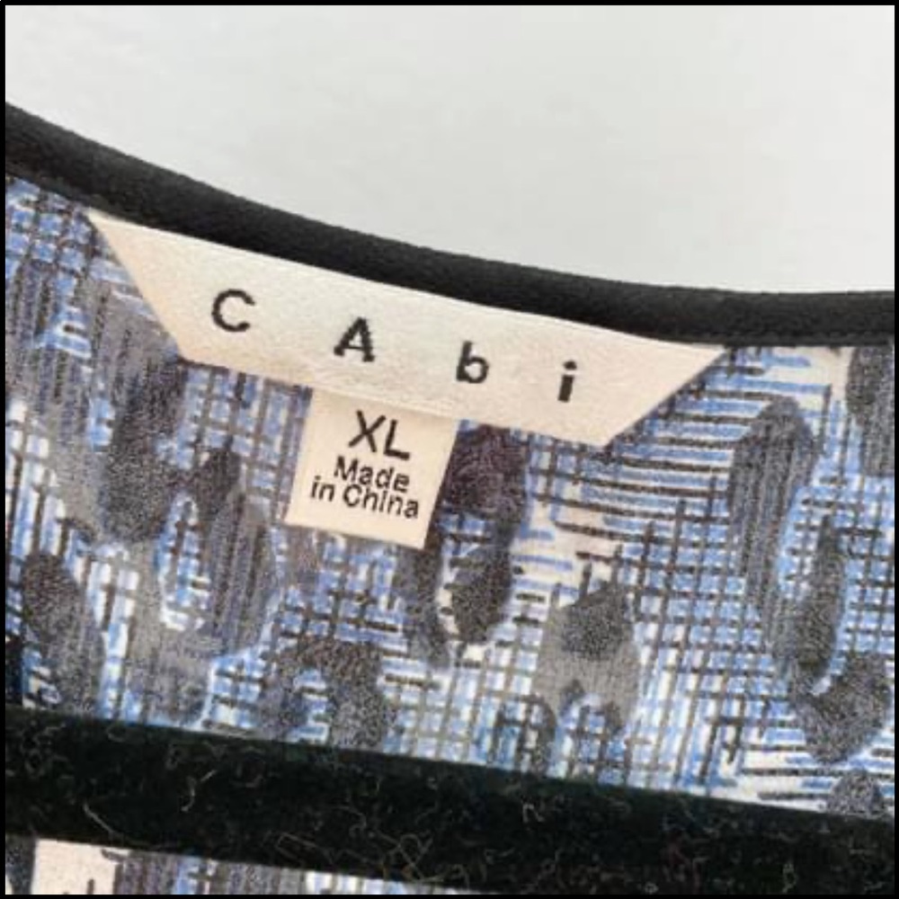 CAbi #977 Fatale Sheer Leopard Blouse - Picture 3 of 4